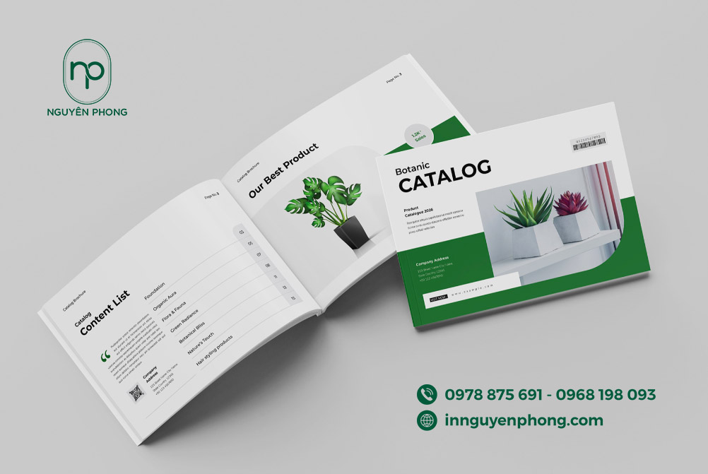 Catalogue thiết kế chuyên nghiệp, sáng tạo 